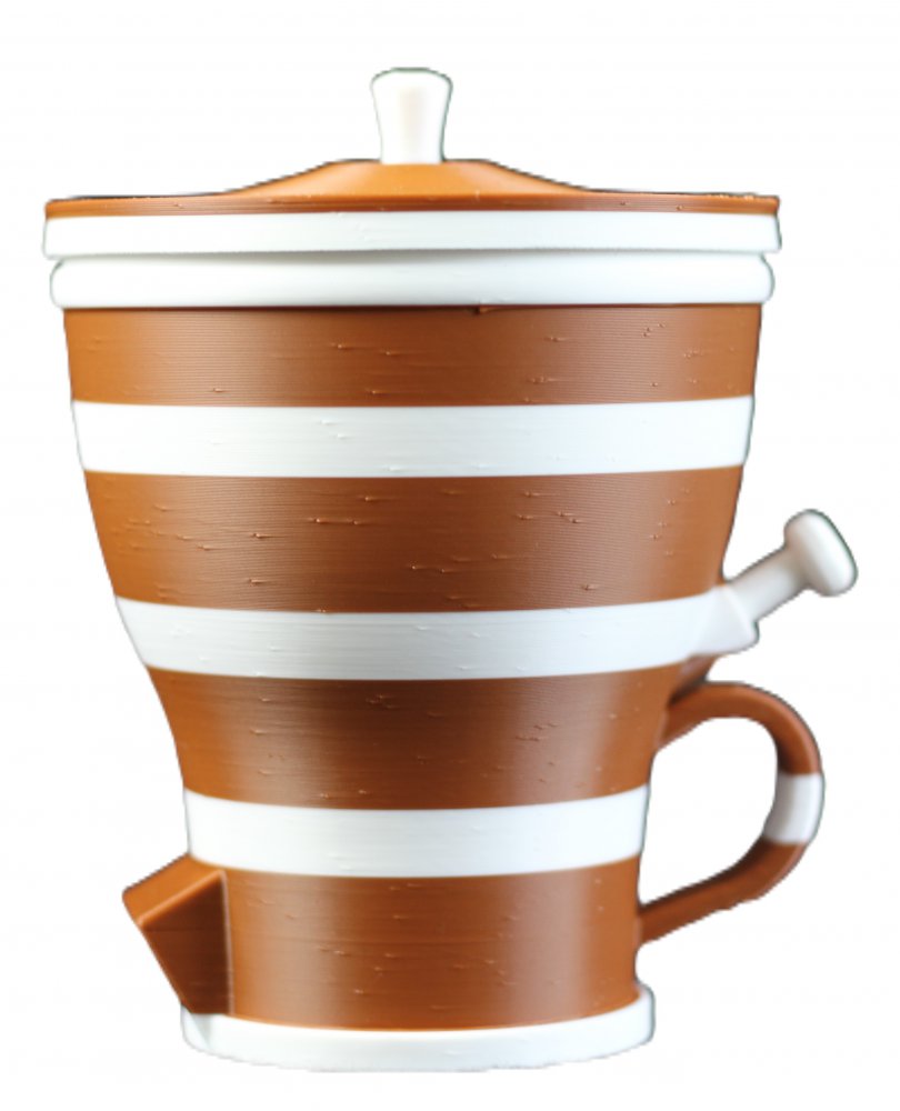 Brown Sugar – bruin-witte suikerpot met zoete retro vibes