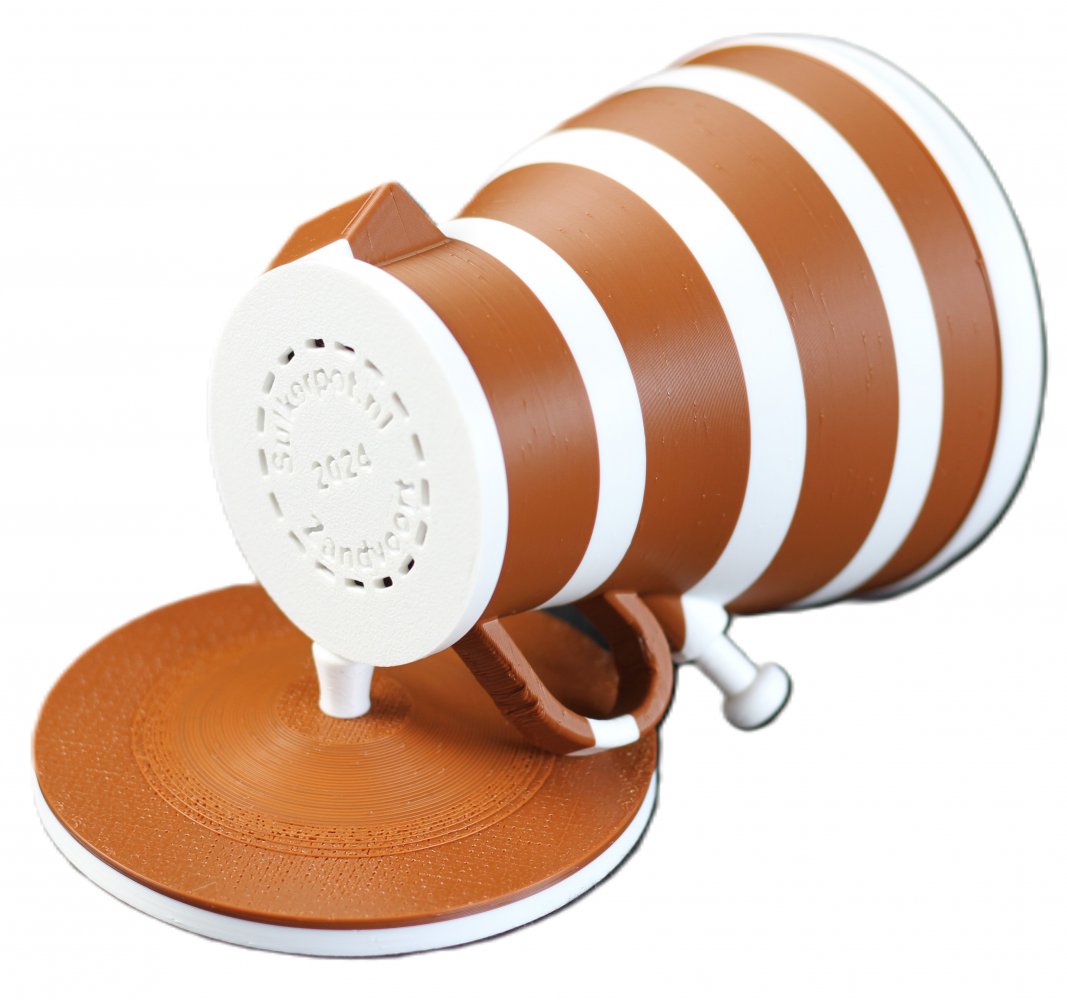 Brown Sugar – bruin-witte suikerpot met zoete retro vibes