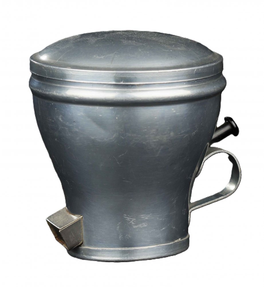 Kleine Aluminium Van den Broek suikerpot