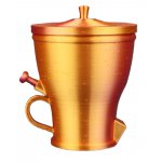 Bicolor RoodOranje – suikerpot met warme kleurmix en retro gevoel