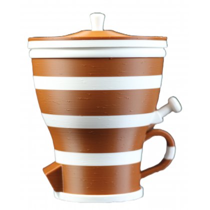 Brown Sugar – bruin-witte suikerpot met zoete retro vibes